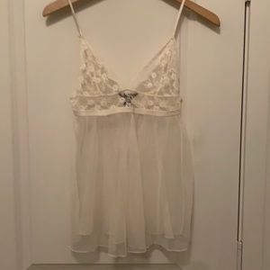 Victoria Secrets Off-White Lingerie Set